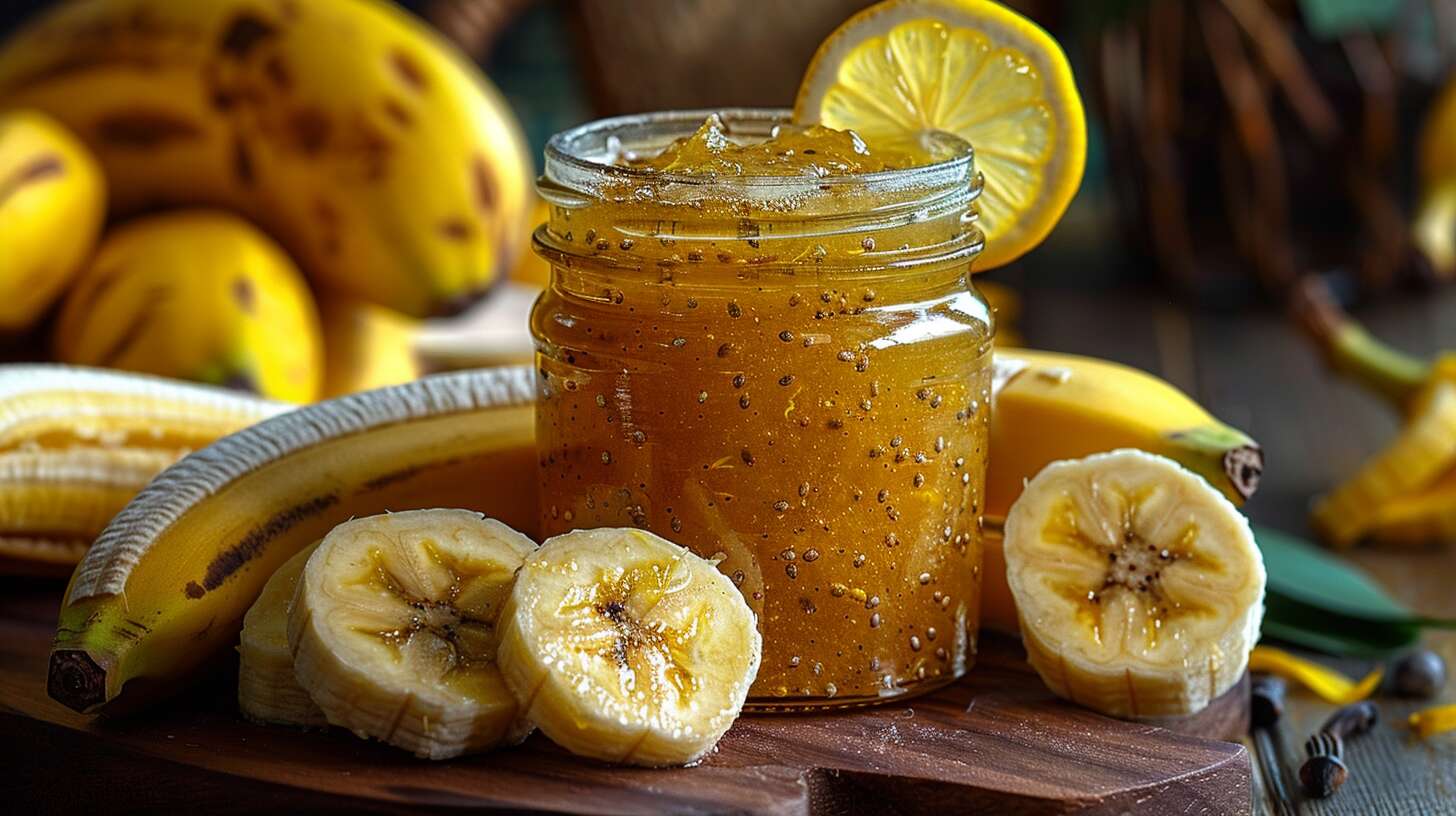 Confiture banane chantilly